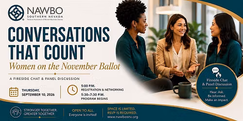 Conversations That Count: Women on the November Ballot