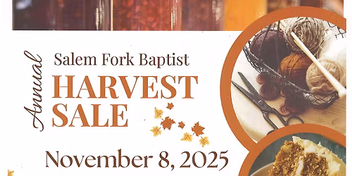 Annual Harvest Sale
