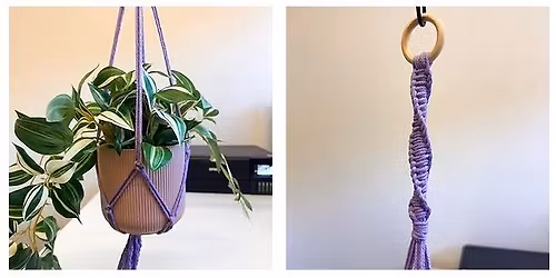 Beginners Macrame Pot Hanger