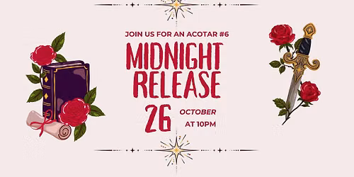 ACOTAR #6 Midnight Release Party at Crooked Dog Comics