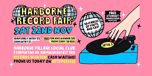 Harborne Record Fair