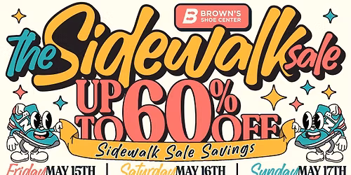 The Sidewalk Sale - Brown's Shoe Center