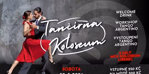 \ud83d\udc83Kv\u011btnov\u00e1 Tan\u010d\u00edrna Koloseum - T\u00e9ma Tango a Argentina