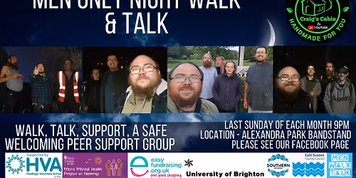 MEN ONLY night walk and talk