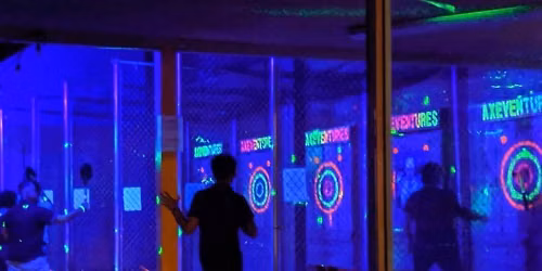 Glow & Throw: A Neon Axe Throwing Social