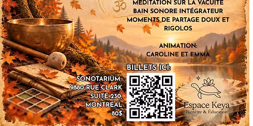 Racines, Rituel cr\u00e9atif et bain sonore d'automne