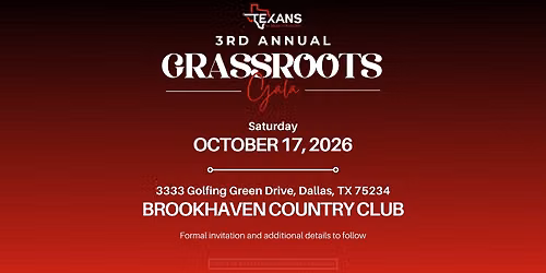 Texans for Medical Freedom 3rd Annual Grassroots Gala and Fundraiser
