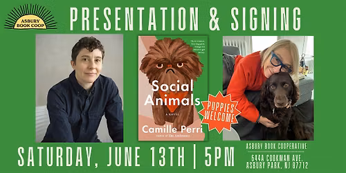 Author Event: Social Animals by Camille Perri
