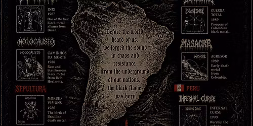 Metal Meetup - First Waves of Darkness - South American Metal Night 