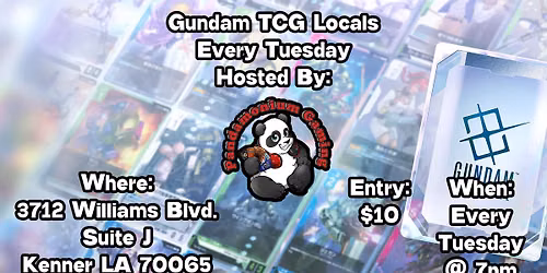 Tuesday Gundam TCG Locals at Pandamonium Gaming