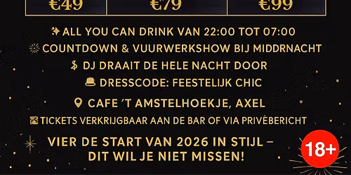 ALL YOU CAN DRINK \u2013 OUD & NIEUW 2025\/2026