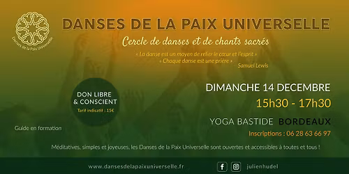 Cercle de "Danses de la Paix Universelle"
