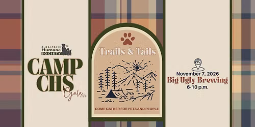 Chesapeake Humane Society's Annual Gala 2026: Camp CHS