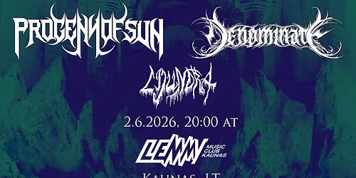 Denominate & Progeny of Sun Finno-Baltic Havoc 2026 Tour \/w Lijundra @Lemmy music club, Kaunas