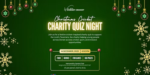 Dorset Cricket Christmas Charity Quiz Night