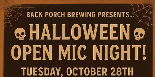 Open Mic with Hopeless Semantics -- Halloween Edition!
