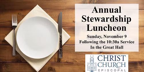 Stewardship Luncheon
