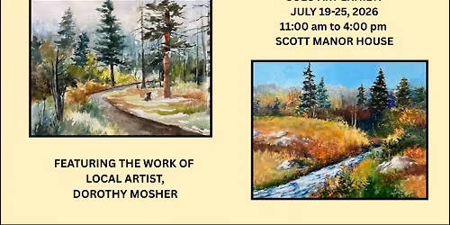 Solo Art Exhibit by Dorothy Mosher