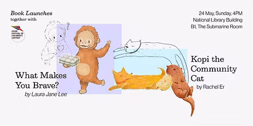 Book Launches: What Makes You Brave? x Kopi the Community Cat