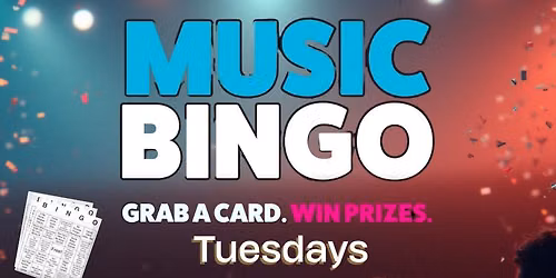Schooners Music Bingo!