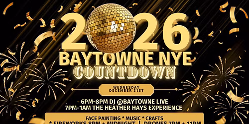 Baytowne NYE Countdown!!