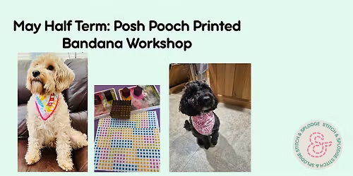 May Half Term: Posh Pooch Printed Bandana Workshop