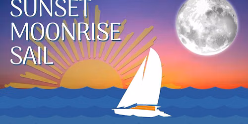 Sunset Moonrise Sail