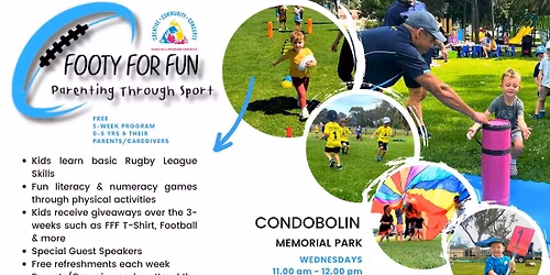CONDOBOLIN 3 wk Footy for Fun Program