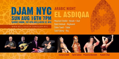 Djam NYC Arabic Night with Live Music + Belly Dance
