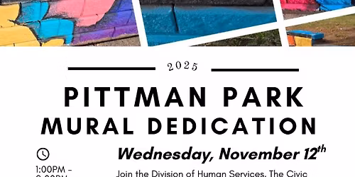 Pittman Park Mural Dedication