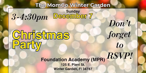 MomoCo Winter Garden Christmas Party