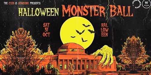 StageOne Monster Ball Halloween 2026... Saturday 31st October [All Hallows'Eve]