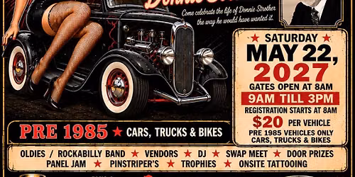 shake , rattle and roll memorial car show for Donnie strother 