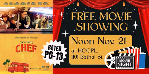 Free Movie Showing -- "Chef" 
