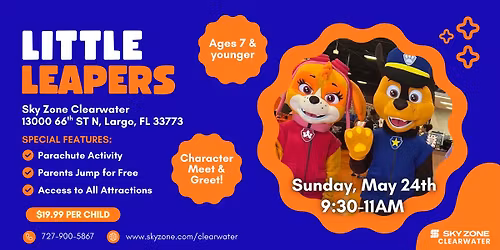 \ud83d\udc3e\ud83d\ude94 Little Leapers | Sunday, May 24th