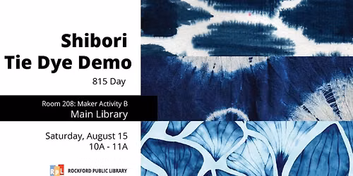 Shibori Tie Dye Demo-815 Day