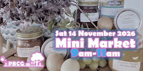 PB Garden Mini Market - November 2026