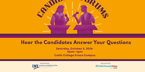 Fall 2026 Candidate Forum