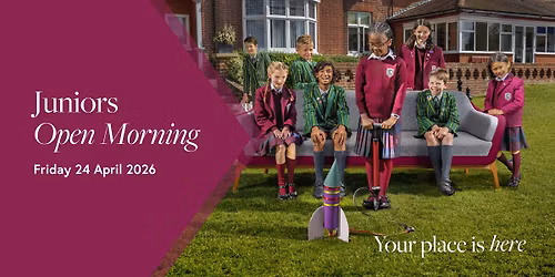 Juniors Open Morning -  24 April 2026