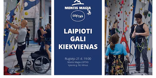 \u012etraukusis laipiojimo renginys \u201eLaipioti gali kiekvienas\u201c