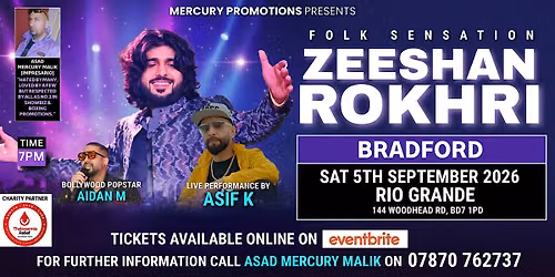 Zeeshan Rokhri | Live in BRADFORD | 2026