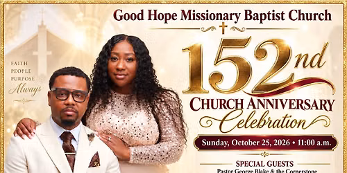 152nd Church Anniversary Celebration 