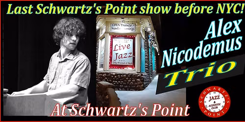 Alex Nicodemus Jazz Trio - DownBeat Award Winner!