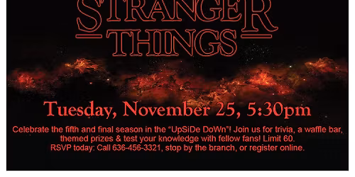 Stranger Things Trivia Night