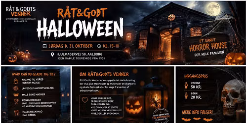 Halloween - Horror House i den gamle togremise