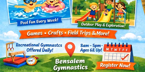Summer Camp at Bensalem Gymnastics 