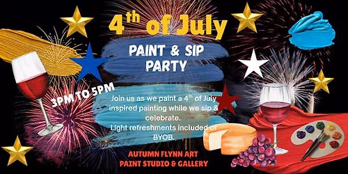 4th of July Paint & Sip Party