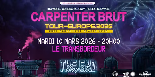 CARPENTER BRUT en concert au Transbordeur