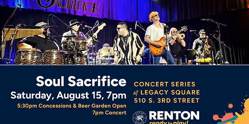 Summer Concert at Legacy Square - Soul Sacrifice