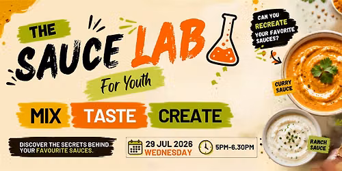 The Sauce Lab (For Youths 12-18)